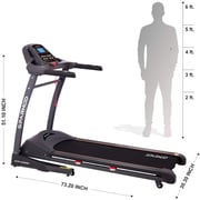Sparnod Fitness Automatic Treadmill - Foldable Motorized Walking & Running Machine for Home Use - Sturdy Equipment with Auto Incline- STH-5300 (5.5 HP Peak)