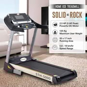 Sparnod Fitness Automatic Treadmill Foldable Motorized Treadmill for Home Use- STH-5000 (5 HP Peak)