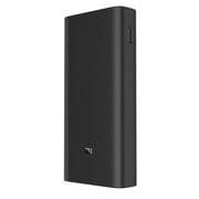 شاومي مي 20000 mAh Powerbank 3 Pro Type C [PD 45W، شاحن محمول فائق السعة، منافذ USB مزدوجة] - للهواتف الذكية، كمبيوتر محمول [ماك بوك، Mi Notebook، نينتندو سويتش، ديل، ThinkPad] - أسود