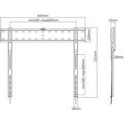 SKILLTECH ULTRA THIN LED / LCD/PLASMA/CURVED/OLED/ TV WALLMOUNT