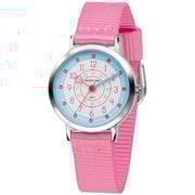 Jacques Farel Happy Learning Children's Watch Analogue Quartz Metal Fabric Band KOP 04