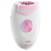 Braun 3270 Silk-epil 3 Leg and Body Epilator and Shaver (7 W, White/Pink)