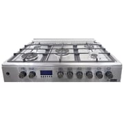 GL General 60x90 Gas Cooker With Double Fan Granite Full Safety And Grilling System