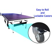 Skyland Unisex Adult Professional Folding Movable Indoor Table Tennis -EM-8007 Blue, L 274 x W 152.5 x H 76 cm