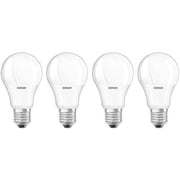 Osram LED Value Clasics A Frosted LED lamps, Lower Power, Energy Saver (11W) Screw - Base E27, 1055 lm, 1500 hours, Warm White (Pack of 4)