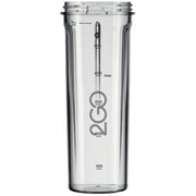 Kenwood Premium Power Blender 1500W With 2L Tritan Jar, 500ML Smoothie2Go Bottle & Lid, BLM91.640SS