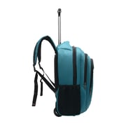 STARGOLD SG-T90 Unisex Water Resistant Rolling Trolley Backpack with Adjustable Strap for School, College, Office, Business and Travel, Lake Blue - 18 Inches