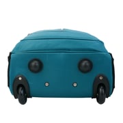 STARGOLD SG-T90 Unisex Water Resistant Rolling Trolley Backpack with Adjustable Strap for School, College, Office, Business and Travel, Lake Blue - 18 Inches