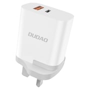 Dudao INWCPD20WTC Wall Charger with Type-C Cable White