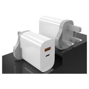 Dudao INWCPD20WTC Wall Charger with Type-C Cable White