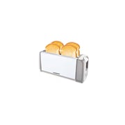 Olsenmark 4 Slice Bread Toaster/Auto Shut Off-OMBT2270 White/Beige