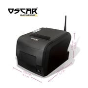 OSCAR POS88W 80mm Thermal Bill POS Receipt Printer Wireless+USB+Ethernet with Auto-Cutter Black