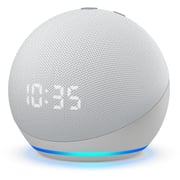 Amazon - Echo Dot (4th Gen) Smart Speaker With Clock And Alexa - Glacier White