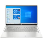 HP Pavilion Laptop - 11th Gen / Intel Core i5 / 15.6inch FHD / 512GB SSD / 8GB RAM / 2GB NVIDIA GeForce MX450 Graphics / Windows 10 / English & Arabic Keyboard / Silver / Middle East Version - [15-EG0039NE]