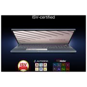 Asus ProArt StudioBook Pro X W730G5T-H8104R Laptop - Xeon E-2276M 2.8GHz 64GB 4TB 16GB Win10Pro 17inch WUXGA Star Grey English/Arabic Keyboard