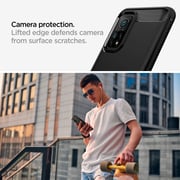 Spigen Rugged Armor designed for Xiaomi Mi 10T and Mi 10T Pro case cover - Matte Black