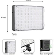GVM RGB-10S LED On-Camera RGB LED Video Light with Wi-Fi Control