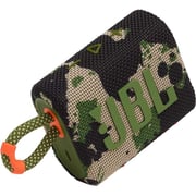 JBL GO 3 Bluetooth Portable Waterproof Speaker - Camouflage