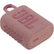 JBL GO 3 Bluetooth Portable Waterproof Speaker Pink