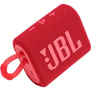 JBL GO 3 Bluetooth Portable Waterproof Speaker Red