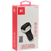 Heatz Qualcom Car Charger With PD Port Lightning Cable Black