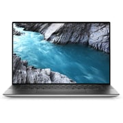Dell XPS 15 Laptop - Intel Core i7 / 15.6inch FHD Touch / 32GB RAM / 1TB HDD / Windows 10 / English & Arabic Keyboard / Silver - [9500-15-XPS-1500]