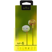 Nippo NP6 Wired Earphone Assorted