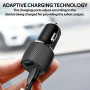 Promate Dual USB Car Charger Black