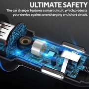 Promate Dual USB Car Charger Black