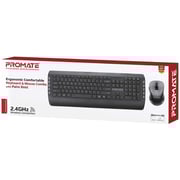 Promate Wireless Keyboard and Mouse Combo Black