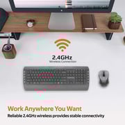 Promate Wireless Keyboard and Mouse Combo Black