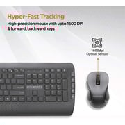 Promate Wireless Keyboard and Mouse Combo Black