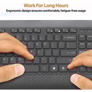Promate Wireless Keyboard and Mouse Combo Black