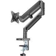 Navodesk Control Monitor Arms, Single Monitor Desk Mount With Gas Spring Tech & USB Hub Midnight Grey