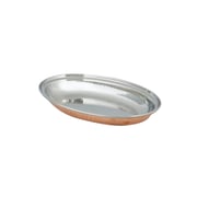 Divine Copper Stainless Steel Oval Serving Bowl (Donga) No.1, DON-1