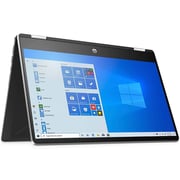 HP Pavilion x360 14t-dh200 Convertible Touch Laptop - Corei7 1.3GHz 8GB 256GB+16GB Shared Win10 14inch HD Natural Silver English Keyboard