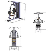 Skyland Home Gym heavy duty and high quality One Station- GM-8137