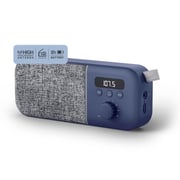 Energy Sistem Fabric Box Radio (Portable FM Radio, 1200 mAh Rechargeable Battery, 3 W, PLL Tuner, Audio Out) Navy