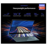 لاب توب اسوس زينبوك UX482EG-HY004T لمس - Core i7 2.8 جيجاهيرتز 16 جيجابايت 1 تيرابايت 2 جيجابايت ويندوز 10 هوم 14 بوصة دقة عالية الوضوح أزرق لوحة مفاتيح إنجليزي/عربي