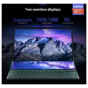 Asus Zenbook Touch Laptop - 11th Gen Core i7 2.8GHz 16GB 1TB 2GB Win10 Home 14inch FHD Blue English/Arabic Keyboard UX482EG HY004T (2021) Middle East Version