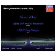 Asus Zenbook Touch Laptop - 11th Gen Core i7 2.8GHz 16GB 1TB 2GB Win10 Home 14inch FHD Blue English/Arabic Keyboard UX482EG HY004T (2021) Middle East Version