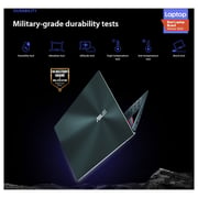 Asus Zenbook Touch Laptop - 11th Gen Core i7 2.8GHz 16GB 1TB 2GB Win10 Home 14inch FHD Blue English/Arabic Keyboard UX482EG HY004T (2021) Middle East Version