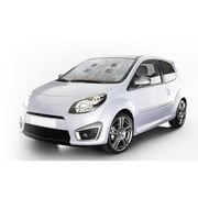 Merlin Solar Car Sun Shade with Fan 135cm Silver