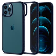 Spigen Ultra Hybrid designed for iPhone 12 Pro MAX case cover - Navy Blue