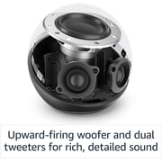 Amazon - Echo (4th Gen) With premium sound, smart home hub, and Alexa - Glacier White (International Version)