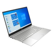 HP Pavilion 15 Laptop - 11th Gen Core i7 1165G7 1.30GHz 8GB 512GB SSD NVIDIA GeForce MX450 2GB Windows 11 15.6inch FHD Silver English/Arabic Keyboard Middle East Version eg0021ne (2021) Middle East Version