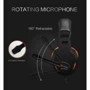 Meetion HP010 Wired Over Ear USB Gaming Headphones With Mic Black