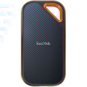 محرك أقراص صلبة سانديسك إكستريم برو محمول SSD 2 تيرابايت أسود SDSSDE81-2T00-G25