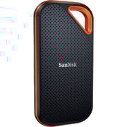محرك أقراص صلبة سانديسك إكستريم برو محمول SSD 2 تيرابايت أسود SDSSDE81-2T00-G25