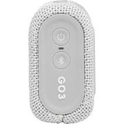 JBL GO 3 Bluetooth Portable Waterproof Speaker White